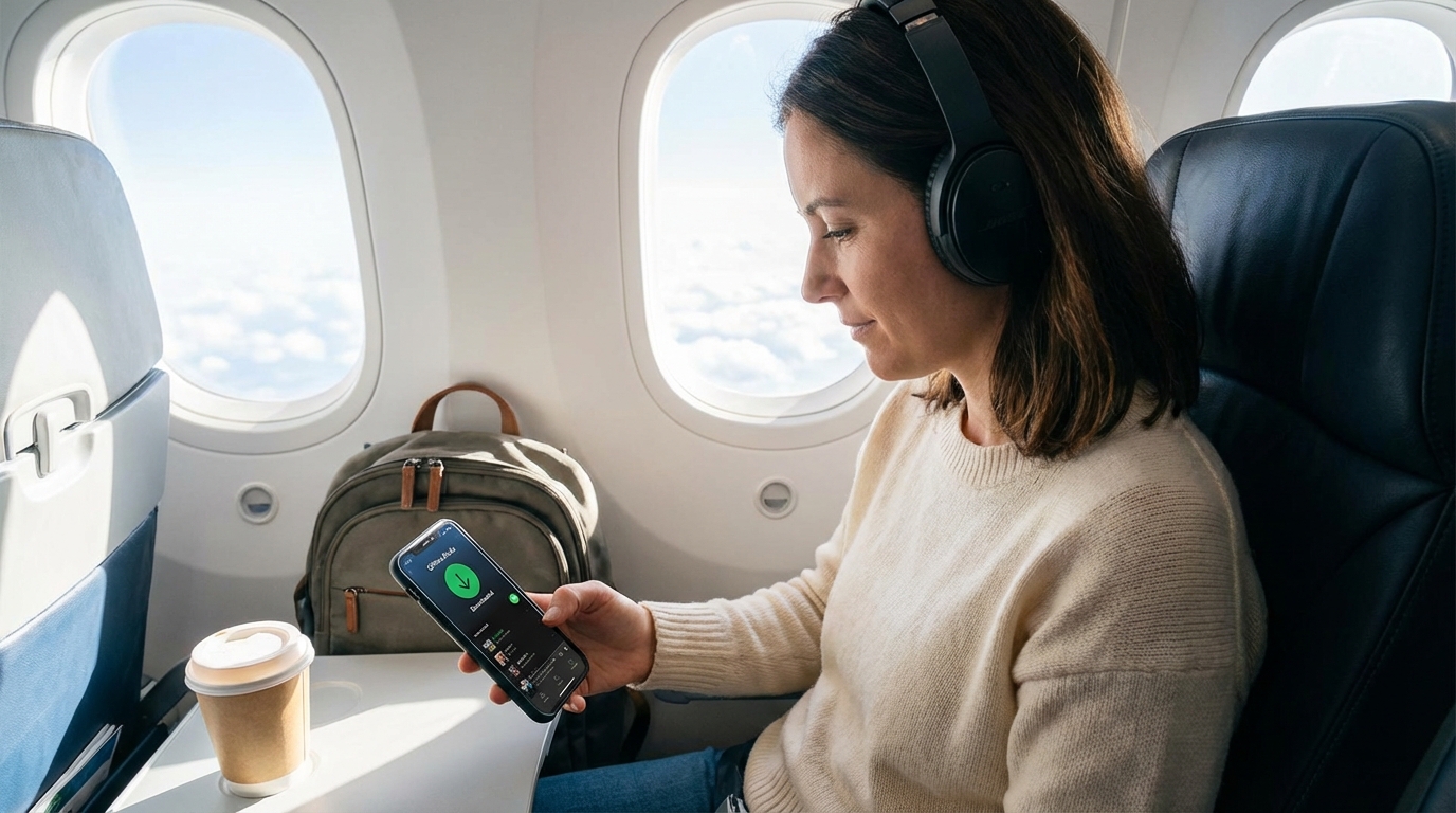 Can I Listen to Spotify on a Plane Without WiFi?
