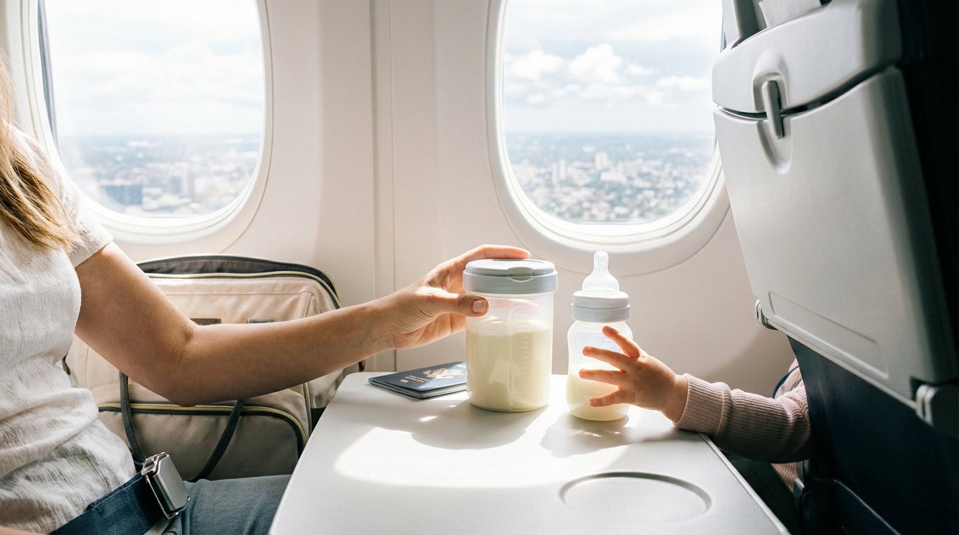 Can You Bring Baby Formula on a Plane?